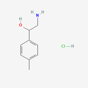 molecular formula C9H14ClNO B2552863 2-Amino-1-(4-methylphenyl)ethan-1-ol hydrochloride CAS No. 68215-43-0