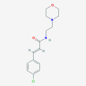 molecular formula C15H19ClN2O2 B255287 3-(4-Chloro-phenyl)-N-(2-morpholin-4-yl-ethyl)-acrylamide 