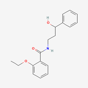 molecular formula C18H21NO3 B2552880 2-ethoxy-N-(3-hydroxy-3-phenylpropyl)benzamide CAS No. 1396746-97-6