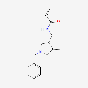 N-[(1-Benzyl-4-methylpyrrolidin-3-yl)methyl]prop-2-enamide