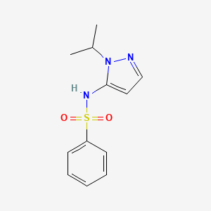 N-[1-(propan-2-yl)-1H-pyrazol-5-yl]benzenesulfonamide