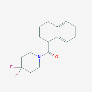 (4,4-Difluoropiperidin-1-yl)-(1,2,3,4-tetrahydronaphthalen-1-yl)methanone