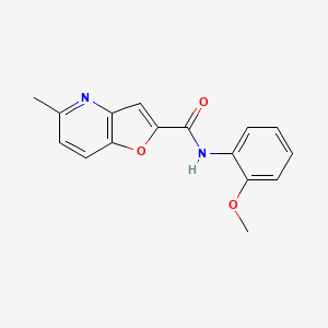 molecular formula C16H14N2O3 B2552982 N-(2-methoxyphenyl)-5-methylfuro[3,2-b]pyridine-2-carboxamide CAS No. 941928-38-7