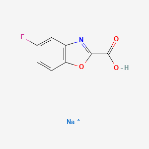 B2553001 Sodium;5-fluoro-1,3-benzoxazole-2-carboxylate CAS No. 2387599-94-0