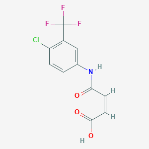 N-(4-chloro-3-trifluoromethyl-phenyl)-maleamic acid