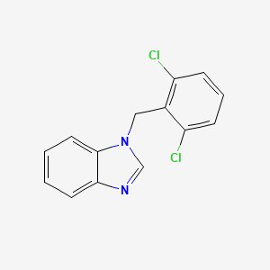 molecular formula C14H10Cl2N2 B2553317 1-[(2,6-dichlorophenyl)methyl]-1H-1,3-benzodiazole CAS No. 879918-72-6