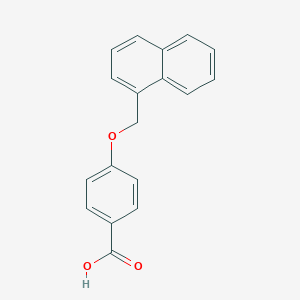 molecular formula C18H14O3 B255333 4-(1-Naphthylmethoxy)benzoic acid 