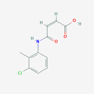 molecular formula C11H10ClNO3 B255337 (2Z)-4-[(3-chloro-2-methylphenyl)amino]-4-oxobut-2-enoic acid 