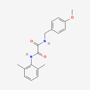 molecular formula C18H20N2O3 B2553372 N1-(2,6-二甲基苯基)-N2-(4-甲氧基苄基)草酰胺 CAS No. 872203-07-1
