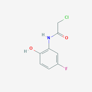 molecular formula C8H7ClFNO2 B2553374 2-chloro-N-(5-fluoro-2-hydroxyphenyl)acetamide CAS No. 928711-98-2