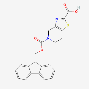 5-{[(9H-fluoren-9-yl)methoxy]carbonyl}-4H,5H,6H,7H-[1,3]thiazolo[4,5-c]pyridine-2-carboxylic acid