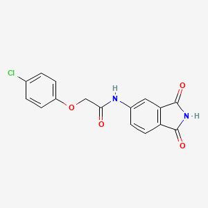 2-(4-chlorophenoxy)-N-(1,3-dioxoisoindolin-5-yl)acetamide