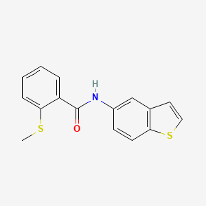 N-(benzo[b]thiophen-5-yl)-2-(methylthio)benzamide