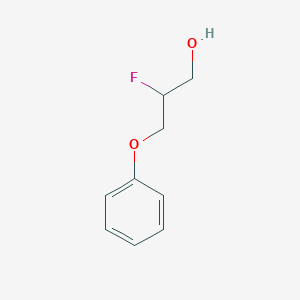molecular formula C9H11FO2 B2553501 2-氟-3-苯氧基丙醇 CAS No. 127296-14-4
