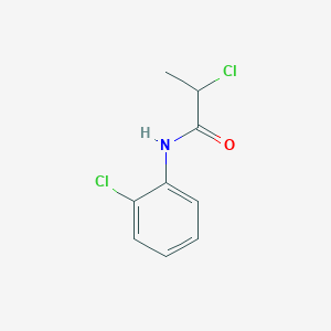 molecular formula C9H9Cl2NO B2553508 2-chloro-N-(2-chlorophenyl)propanamide CAS No. 21262-07-7
