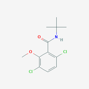 molecular formula C12H15Cl2NO2 B255353 N-(tert-butyl)-3,6-dichloro-2-methoxybenzamide 