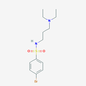 molecular formula C13H21BrN2O2S B255359 4-bromo-N-[3-(diethylamino)propyl]benzenesulfonamide 