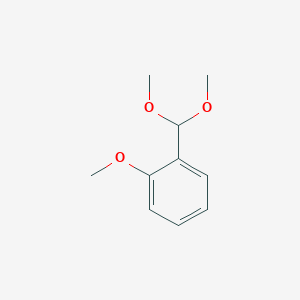 molecular formula C10H14O3 B2553635 1-(Dimethoxymethyl)-2-methoxybenzene CAS No. 58378-33-9; 71617-08-8