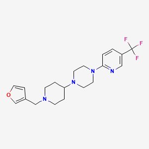 1-(1-(Furan-3-ylmethyl)piperidin-4-yl)-4-(5-(trifluoromethyl)pyridin-2-yl)piperazine