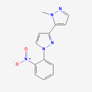 B2553673 2'-Methyl-1-(2-nitrophenyl)-1H,2'H-3,3'-bipyrazole CAS No. 2101196-85-2
