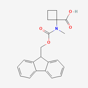 1-({[(9H-fluoren-9-yl)methoxy]carbonyl}(methyl)amino)cyclobutane-1-carboxylic acid