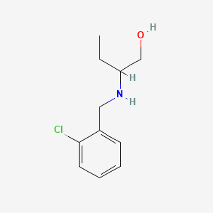 2-[(2-Chlorophenyl)methylamino]butan-1-ol
