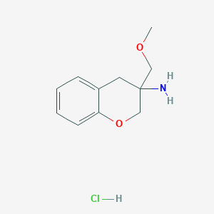 3-(methoxymethyl)-3,4-dihydro-2H-1-benzopyran-3-amine hydrochloride