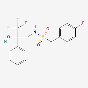 1-(4-fluorophenyl)-N-(3,3,3-trifluoro-2-hydroxy-2-phenylpropyl)methanesulfonamide