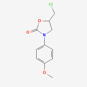 B2553752 5-(Chloromethyl)-3-(4-methoxyphenyl)-1,3-oxazolidin-2-one CAS No. 121082-79-9