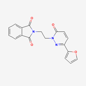 2-(2-(3-(furan-2-yl)-6-oxopyridazin-1(6H)-yl)ethyl)isoindoline-1,3-dione