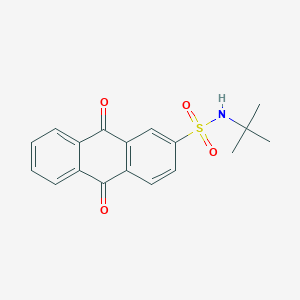 N-tert-butyl-9,10-dioxoanthracene-2-sulfonamide