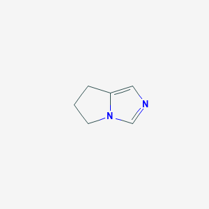 molecular formula C6H8N2 B2553764 5h,6h,7h-Pyrrolo[1,2-c]imidazole CAS No. 52237-16-8