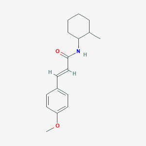 molecular formula C17H23NO2 B255377 3-(4-methoxyphenyl)-N-(2-methylcyclohexyl)acrylamide 