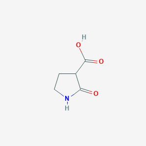 molecular formula C5H7NO3 B2553821 2-氧代-吡咯烷-3-羧酸 CAS No. 96905-67-8
