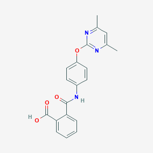 2-((4-((4,6-Dimethylpyrimidin-2-yl)oxy)phenyl)carbamoyl)benzoic acid