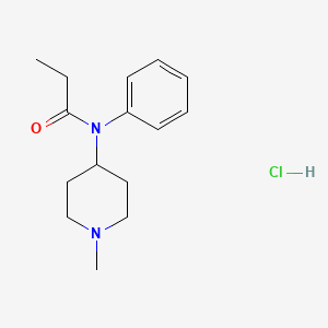 N-(1-methyl-4-piperidinyl)-N-phenyl-propanamide,monohydrochloride