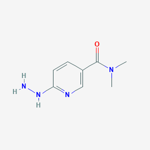 6-hydrazinyl-N,N-dimethylpyridine-3-carboxamide