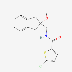 molecular formula C16H16ClNO2S B2553949 5-氯-N-((2-甲氧基-2,3-二氢-1H-茚-2-基)甲基)噻吩-2-甲酰胺 CAS No. 2034260-22-3