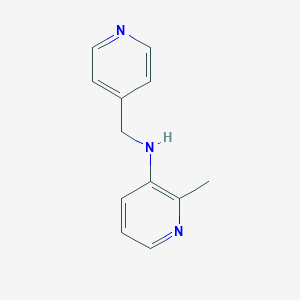 molecular formula C12H13N3 B2553971 2-Methyl-N-(pyridin-4-ylmethyl)pyridin-3-amine CAS No. 1536254-75-7