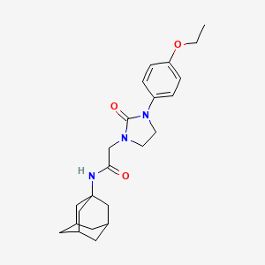 N-(adamantan-1-yl)-2-[3-(4-ethoxyphenyl)-2-oxoimidazolidin-1-yl]acetamide