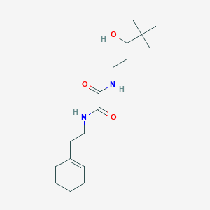 N1-(2-(cyclohex-1-en-1-yl)ethyl)-N2-(3-hydroxy-4,4-dimethylpentyl)oxalamide