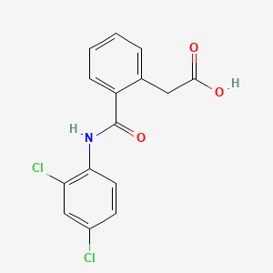 2-[2-[(2,4-dichlorophenyl)carbamoyl]phenyl]acetic Acid