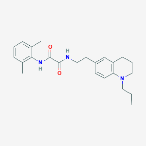 N-(2,6-dimethylphenyl)-N'-[2-(1-propyl-1,2,3,4-tetrahydroquinolin-6-yl)ethyl]ethanediamide