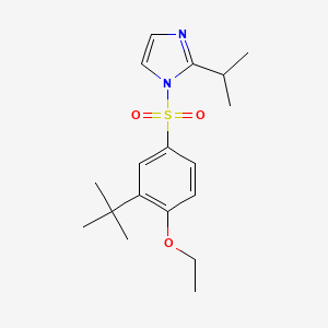 1-((3-(tert-butyl)-4-ethoxyphenyl)sulfonyl)-2-isopropyl-1H-imidazole