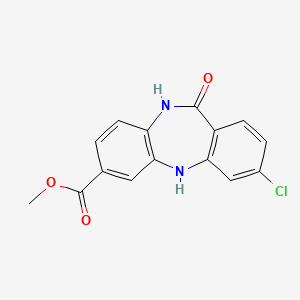 Methyl 3-chloro-11-oxo-10,11-dihydro-5H-dibenzo[B,E][1,4]diazepine-7-carboxylate