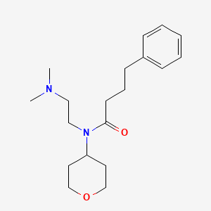 molecular formula C19H30N2O2 B2554060 N-(2-(dimethylamino)ethyl)-4-phenyl-N-(tetrahydro-2H-pyran-4-yl)butanamide CAS No. 1788675-13-7