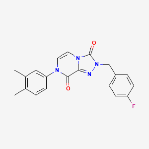 7-(3,4-dimethylphenyl)-2-(4-fluorobenzyl)-[1,2,4]triazolo[4,3-a]pyrazine-3,8(2H,7H)-dione