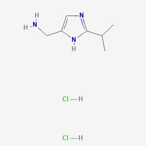 (2-Isopropyl-1H-imidazol-4-yl)methanamine dihydrochloride