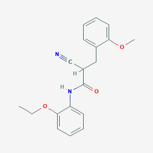 2-cyano-N-(2-ethoxyphenyl)-3-(2-methoxyphenyl)propanamide