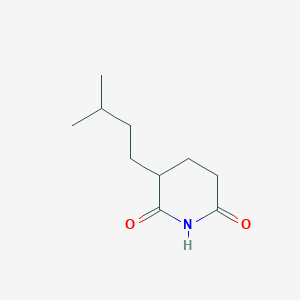 3-(3-Methylbutyl)piperidine-2,6-dione